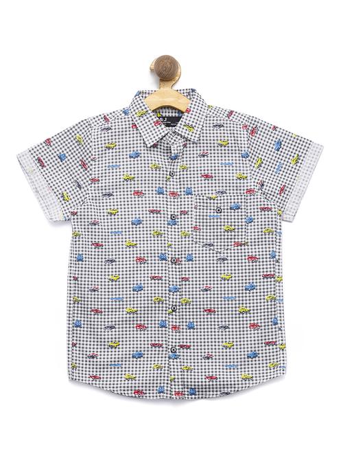 turn-up sleeved quirky shirt - 16311723 - Standard Image - 1