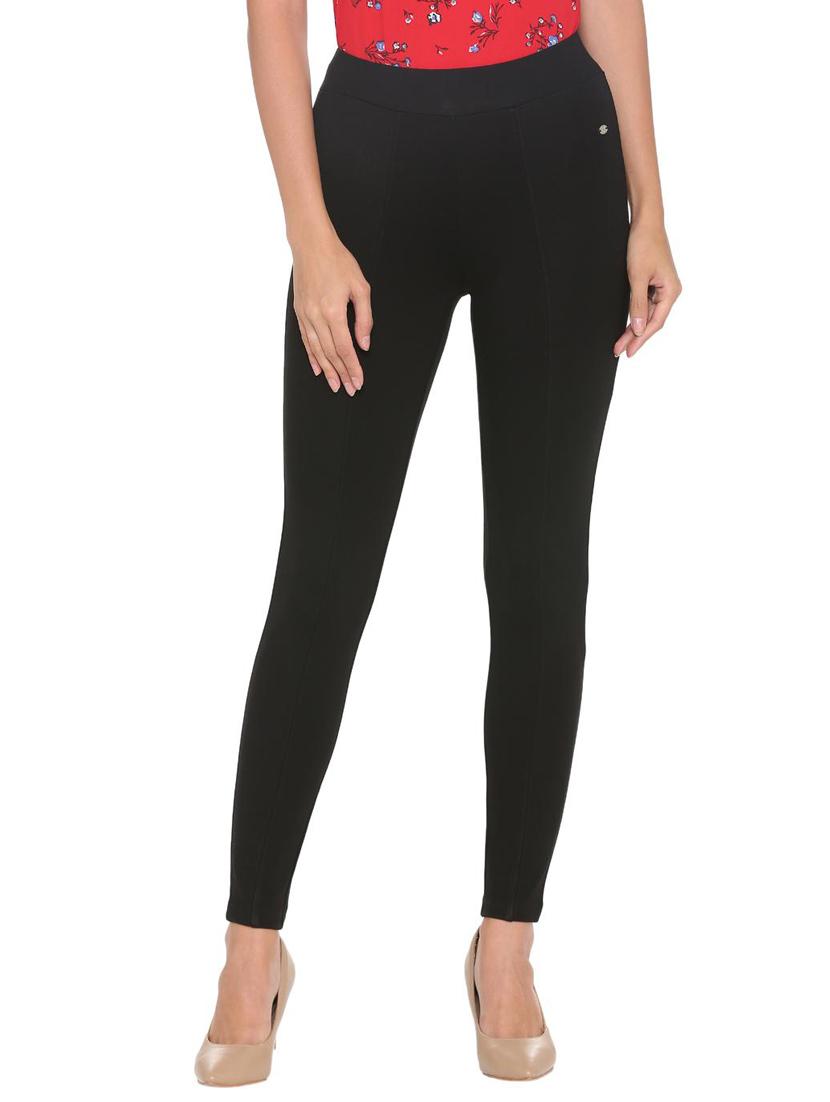 high waist solid jeggings - 16312144 - Zoom Image - 1