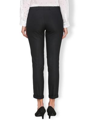 flat front mid rise trouser - 16312147 - Standard Image - 2