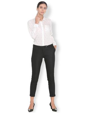flat front mid rise trouser - 16312147 - Standard Image - 3