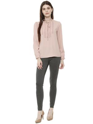 high waist solid jeggings - 16312158 - Standard Image - 3