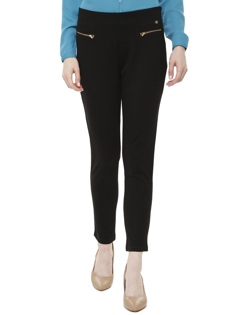 high waist solid jeggings - 16312160 - Zoom Image - 1