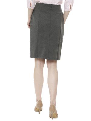 high rise solid pencil skirt - 16312169 - Standard Image - 2