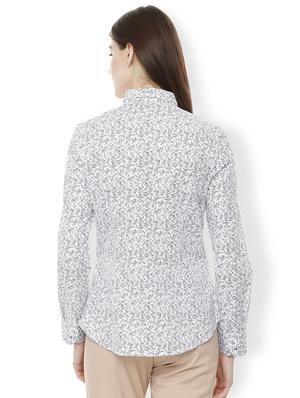 concealed placket floral shirt - 16312240 - Standard Image - 2