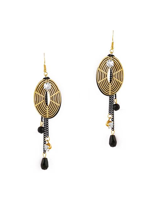 multi colored metal drop earring - 16312424 - Standard Image - 1