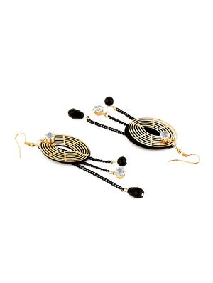 multi colored metal drop earring - 16312424 - Standard Image - 2