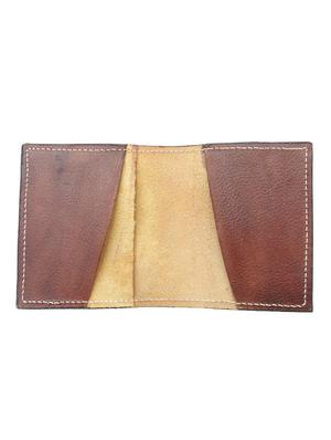 dark brown leather card holder - 16312439 - Standard Image - 3