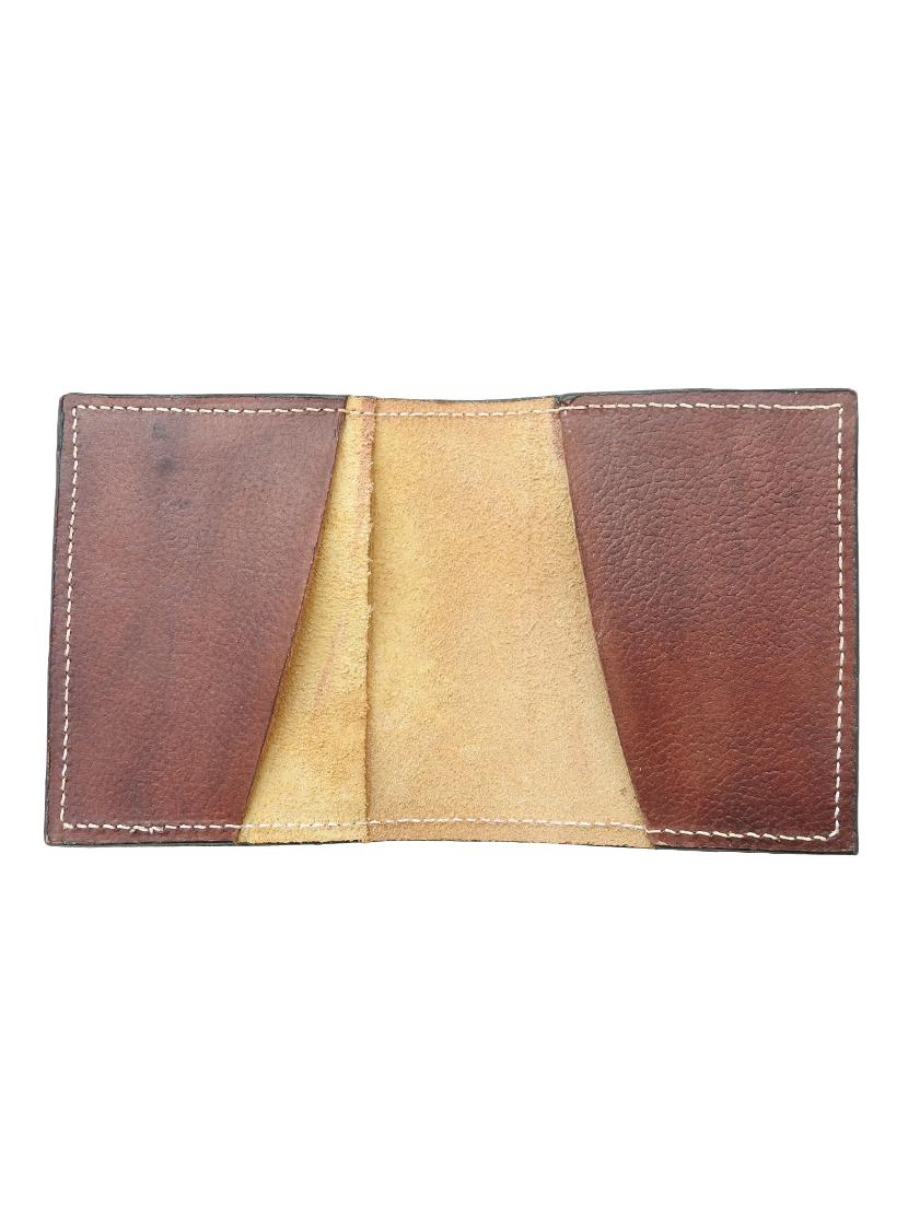 dark brown leather card holder - 16312439 - Zoom Image - 3