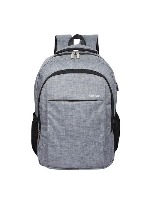grey polyester backpack - 16312450 - Standard Image - 1