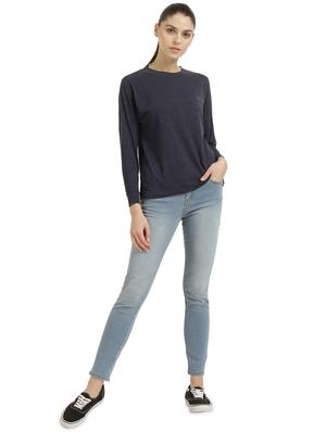 crew neck solid top - 16312807 - Standard Image - 4
