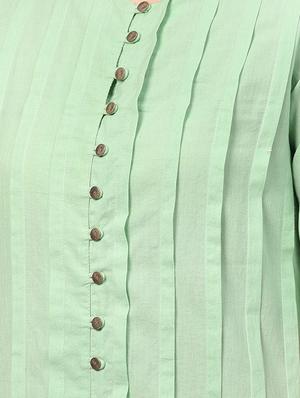 pastel solid straight kurta - 16313955 - Standard Image - 4
