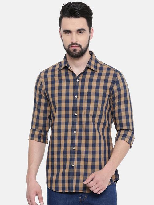multi colored checkered casual shirt - 16314154 - Standard Image - 1
