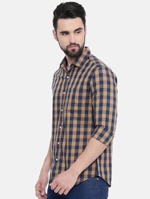 multi colored checkered casual shirt - 16314154 - Standard Image - 2