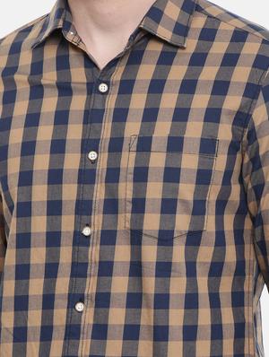 multi colored checkered casual shirt - 16314154 - Standard Image - 4