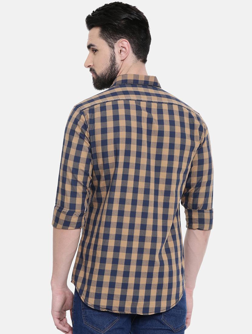 multi colored checkered casual shirt - 16314154 - Zoom Image - 3