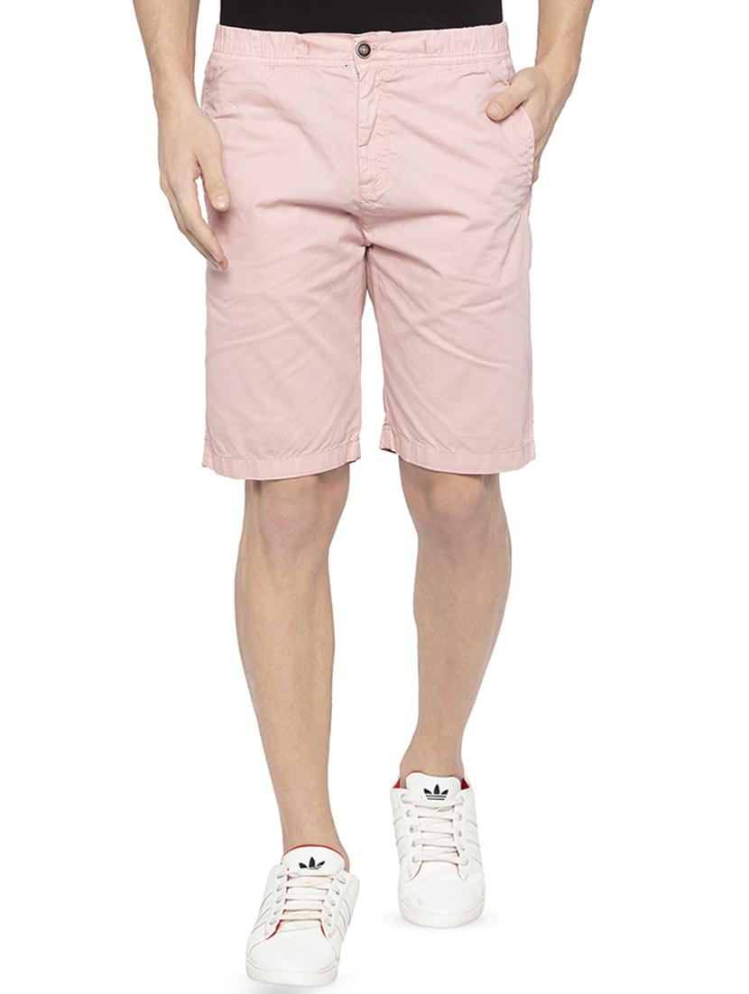 pink solid shorts - 16314206 - Zoom Image - 1