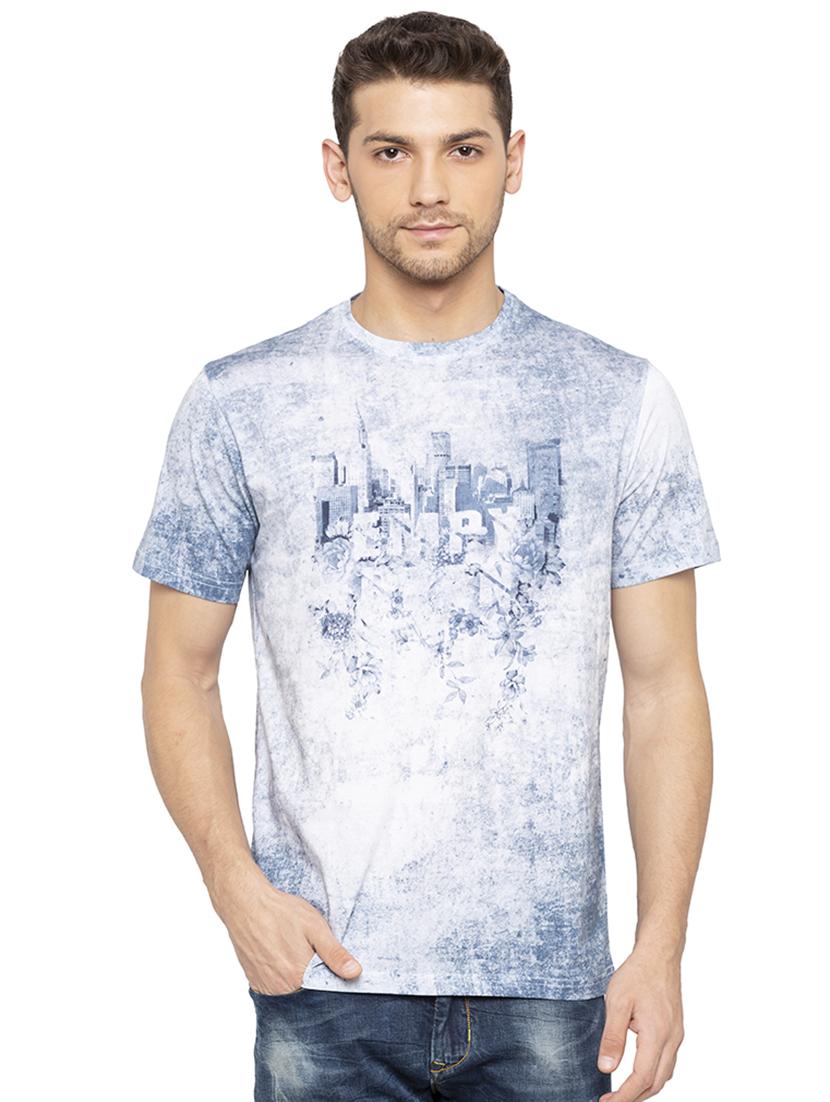 blue washed t-shirt - 16314356 - Zoom Image - 1