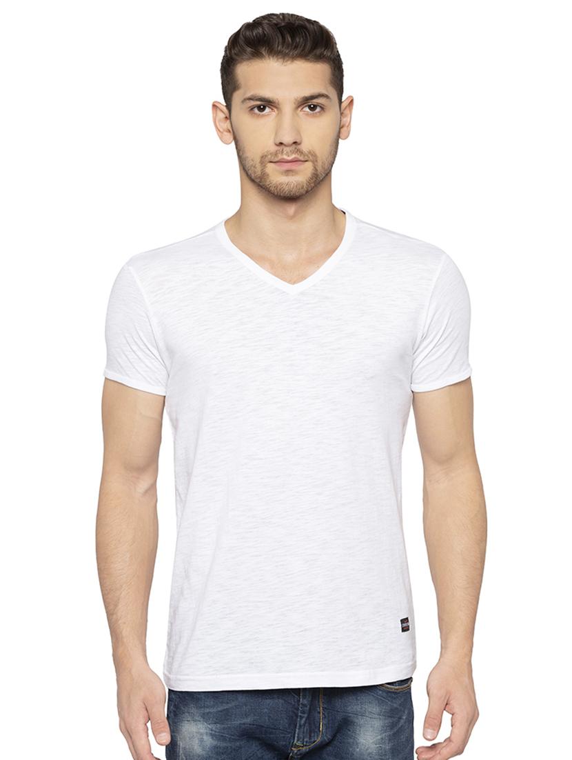 white solid t-shirt - 16314374 - Zoom Image - 1