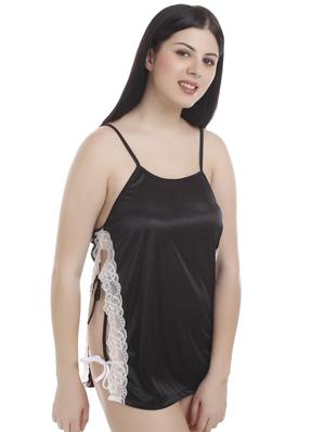 side tie up babydoll with g-string - 16314790 - Standard Image - 2