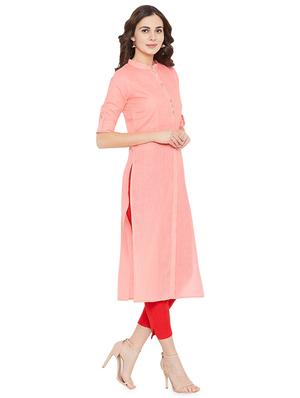 solid straight kurta - 16314885 - Standard Image - 2