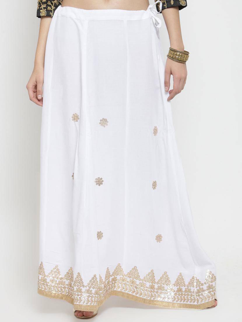 gota patti flared skirt - 16315203 - Zoom Image - 1