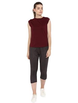 crew neck cap sleeved solid tee - 16316338 - Standard Image - 4