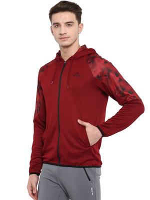 red printed raglan sweatshirt - 16316406 - Standard Image - 2