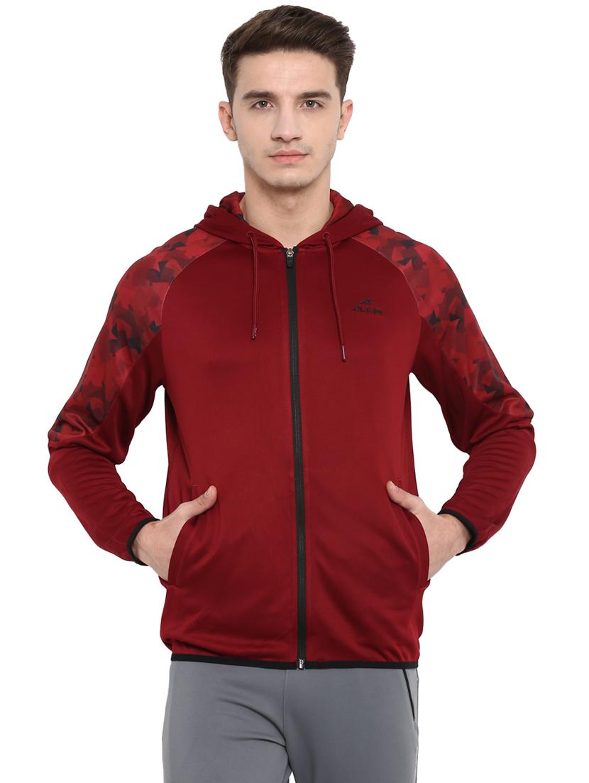 red printed raglan sweatshirt - 16316406 - Zoom Image - 1