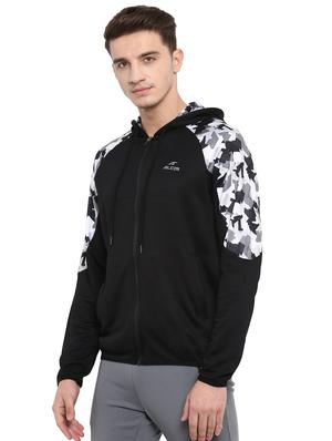black printed raglan sweatshirt - 16316407 - Standard Image - 2