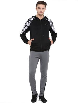black printed raglan sweatshirt - 16316407 - Standard Image - 4