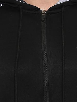 black printed raglan sweatshirt - 16316407 - Standard Image - 5