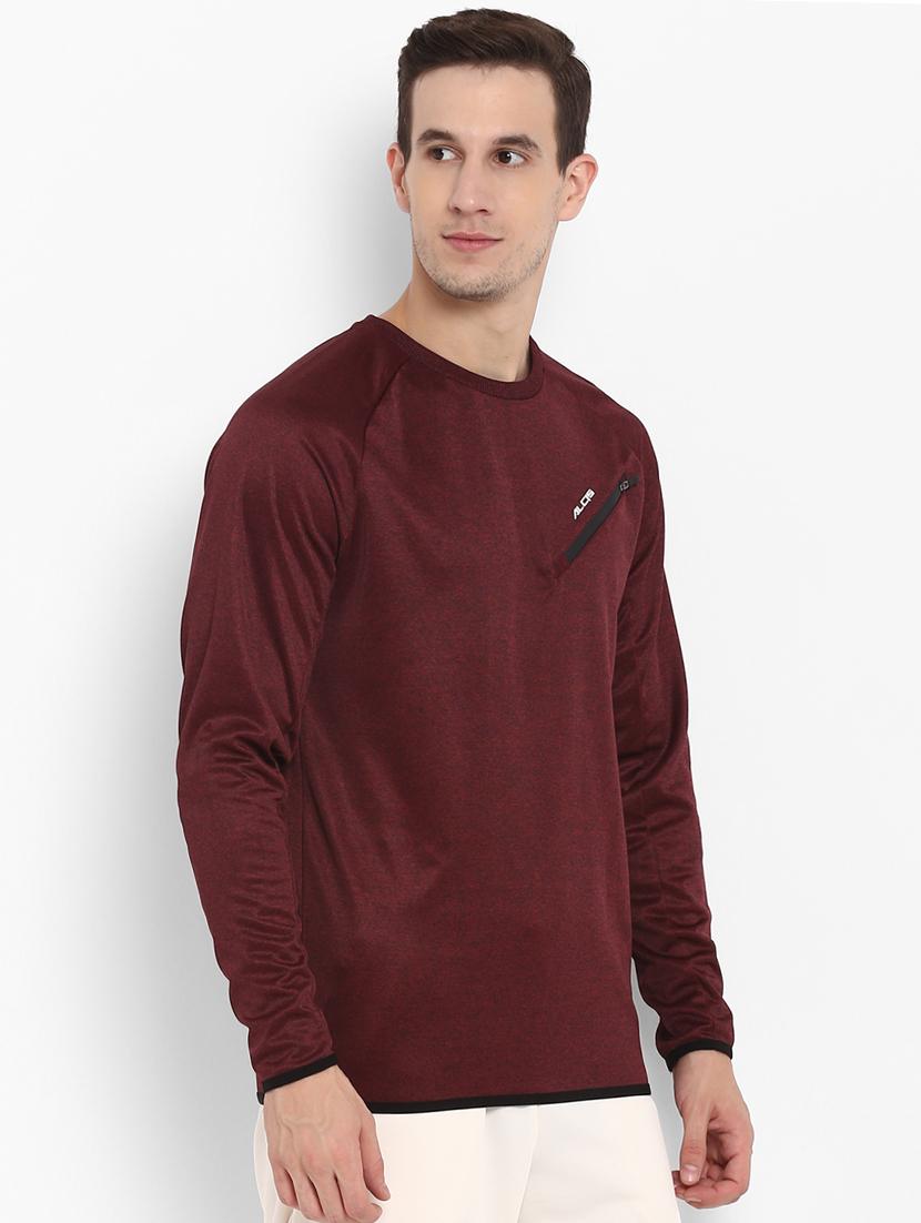 red solid sweatshirt - 16316415 - Zoom Image - 2