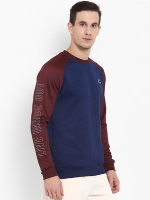 navy blue raglan sweatshirt - 16316416 - Standard Image - 2
