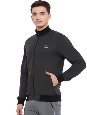 black solid sweatshirt - 16316595 - Standard Image - 2