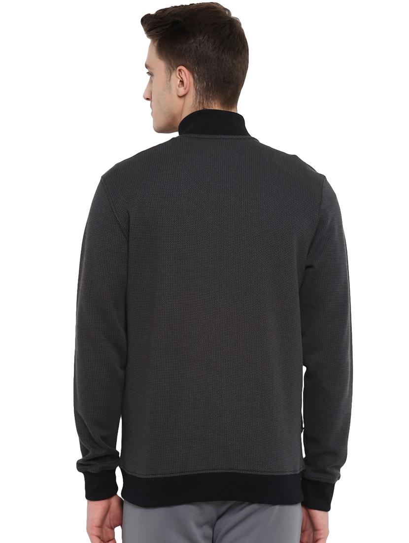 black solid sweatshirt - 16316595 - Zoom Image - 3