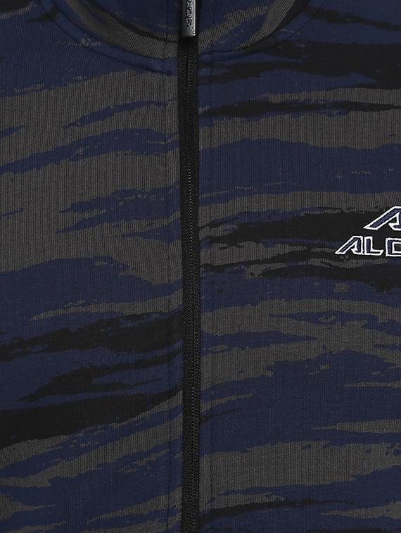 navy blue camouflage all over print sweatshirt - 16316597 - Zoom Image - 5
