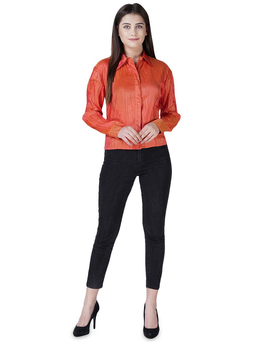 concealed placket long sleeved shirt - 16316789 - Zoom Image - 4