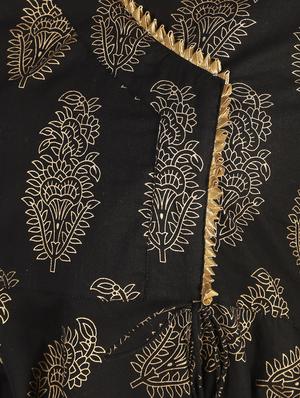 block printed angrakha kurta - 16317128 - Standard Image - 6