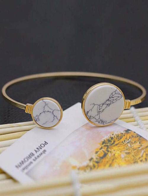 gold cuffs bracelet - 16319310 - Standard Image - 1