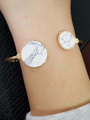 gold cuffs bracelet - 16319310 - Standard Image - 2