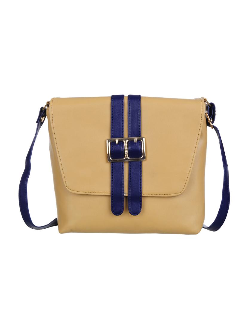 orange leatherette (pu) regular sling bag - 16319488 - Zoom Image - 1