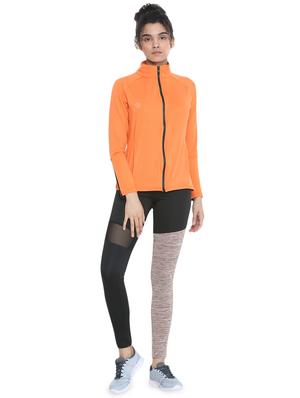 mesh panel color block yoga pant - 16319619 - Standard Image - 4