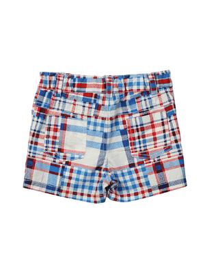 pocket patch checkered shorts - 16319647 - Standard Image - 2