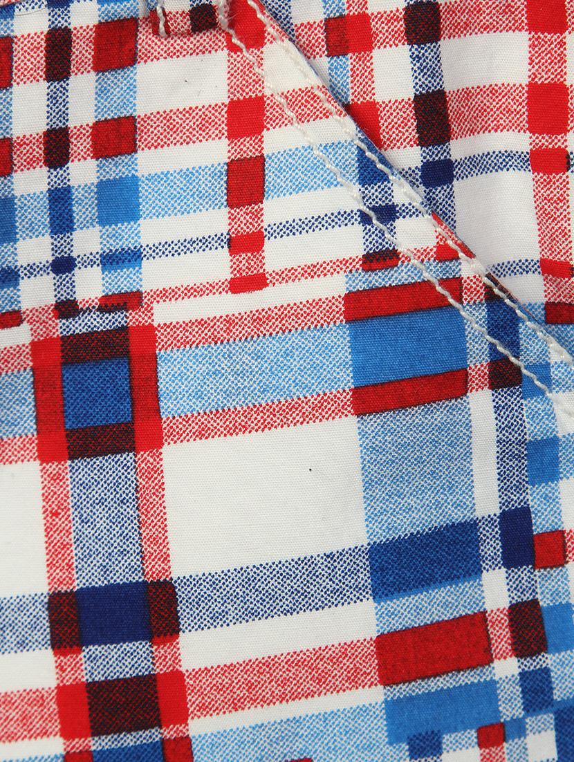 pocket patch checkered shorts - 16319647 - Zoom Image - 3