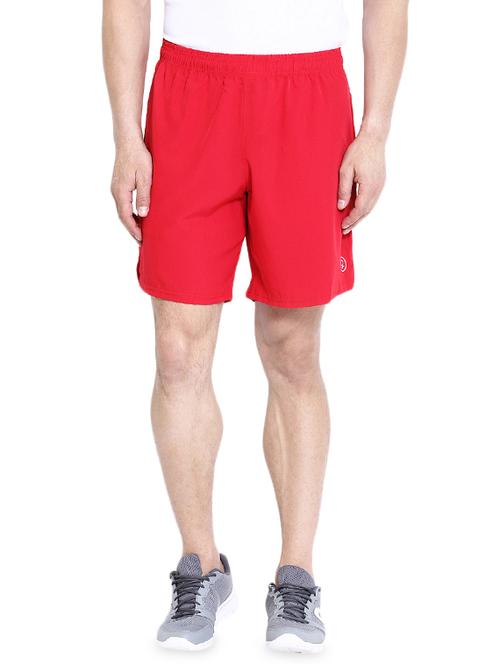 red polyester shorts - 16319680 - Standard Image - 1