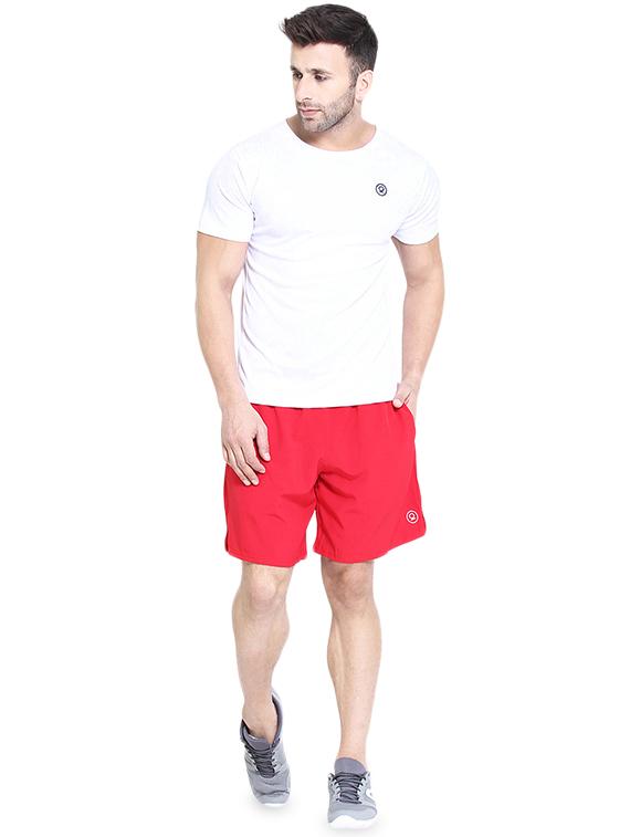 red polyester shorts - 16319680 - Zoom Image - 4