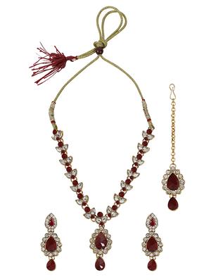 red brass short necklace - 16320423 - Standard Image - 2