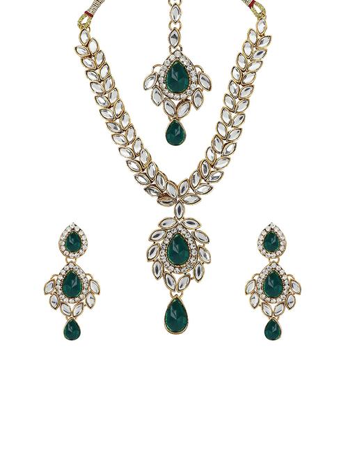 green brass short necklace - 16320431 - Very Small Image - 1