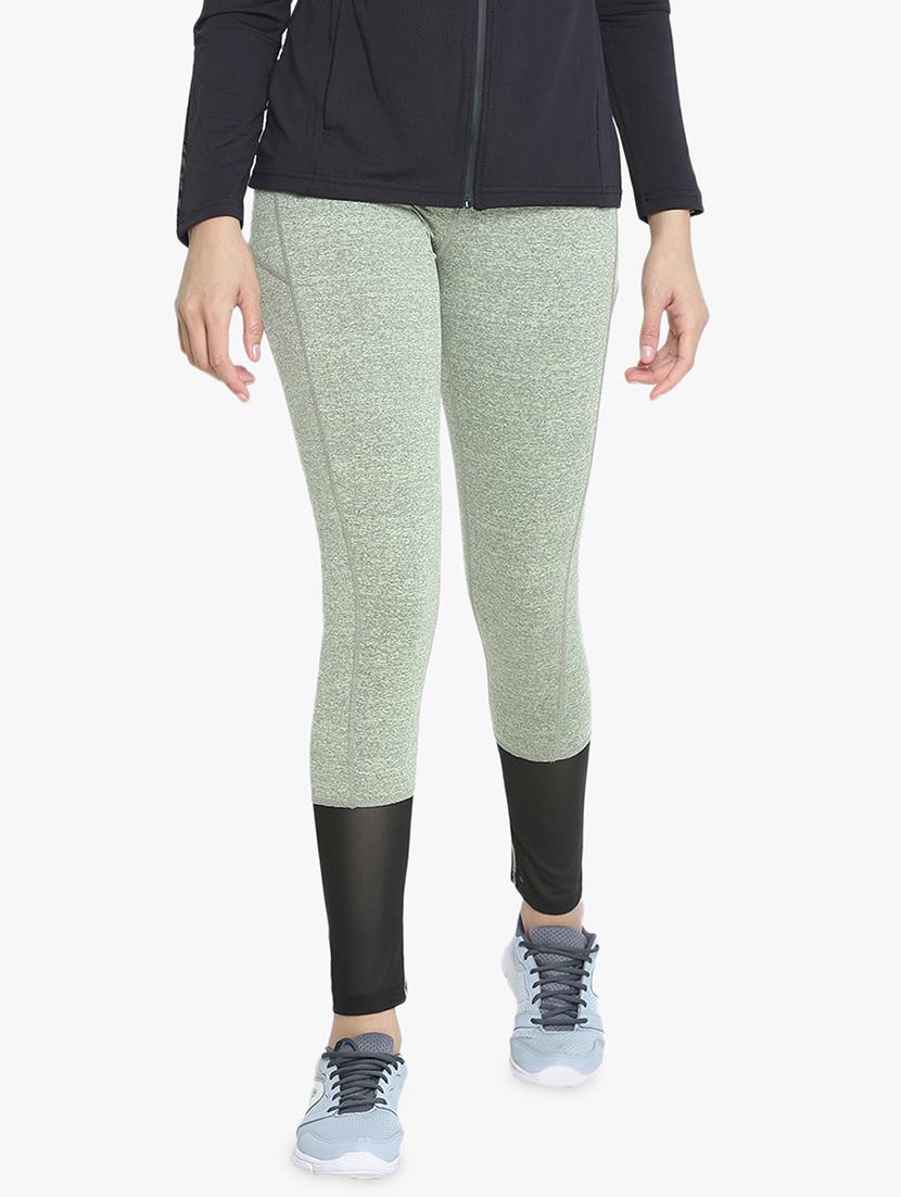 color block stitch detail legging - 16320471 - Zoom Image - 1