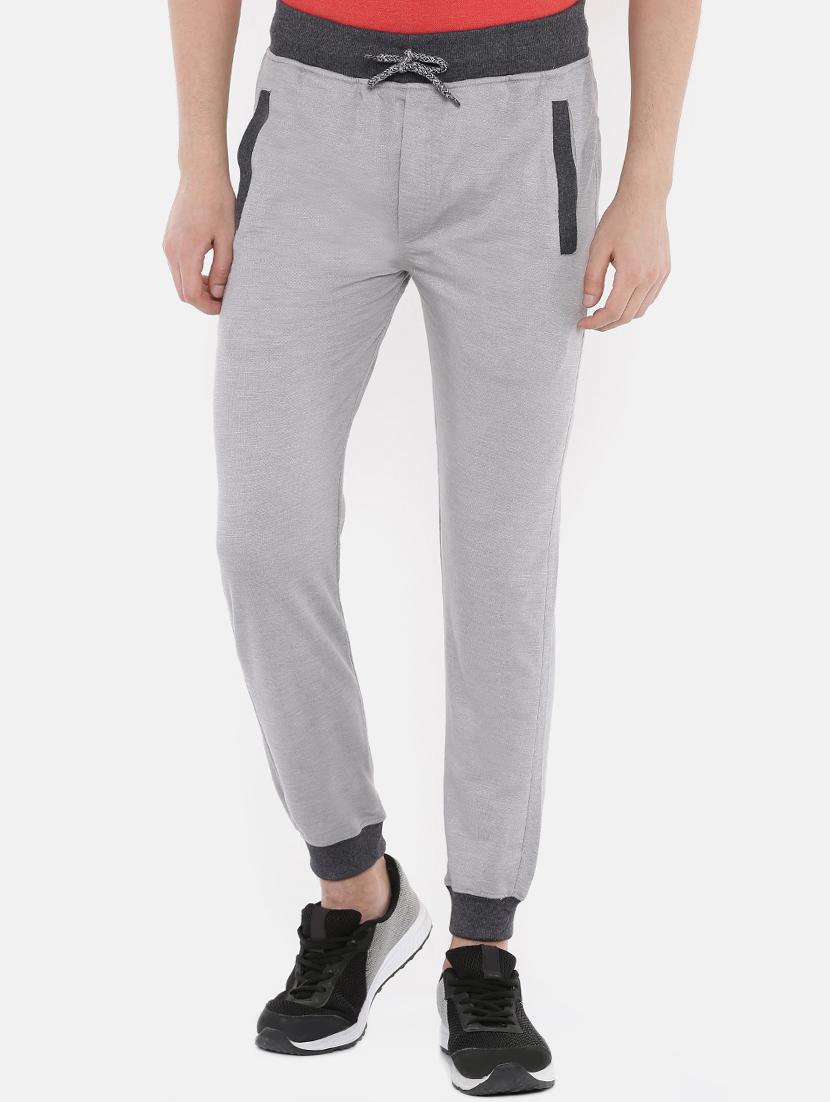 grey solid jogger - 16320886 - Zoom Image - 1